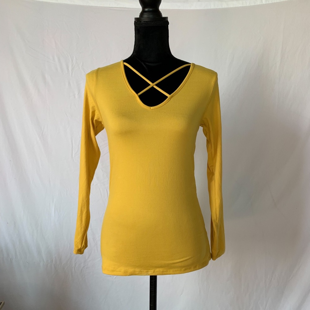 Gaze Yellow Long Sleeve Top
